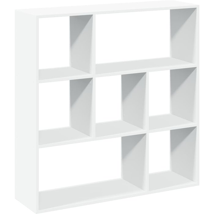 Librería divisora madera ingeniería blanca 102x29x103,5 cm – comfortxl