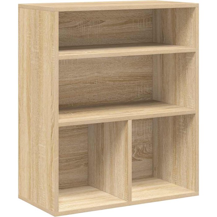 Estantería madera ingeniería color roble 60x30x71,5 cm – comfortxl