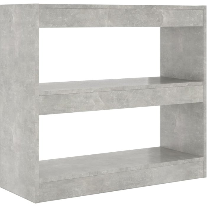 Estantería/divisor de espacios gris hormigón 80x30x72 cm – comfortxl