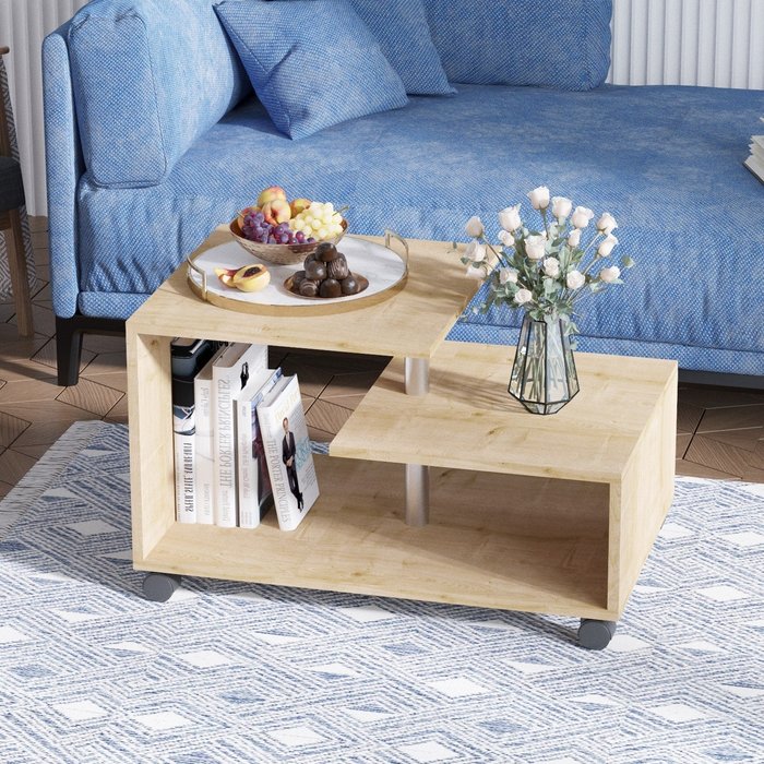 Mesa de centro karanfil roble zafiro