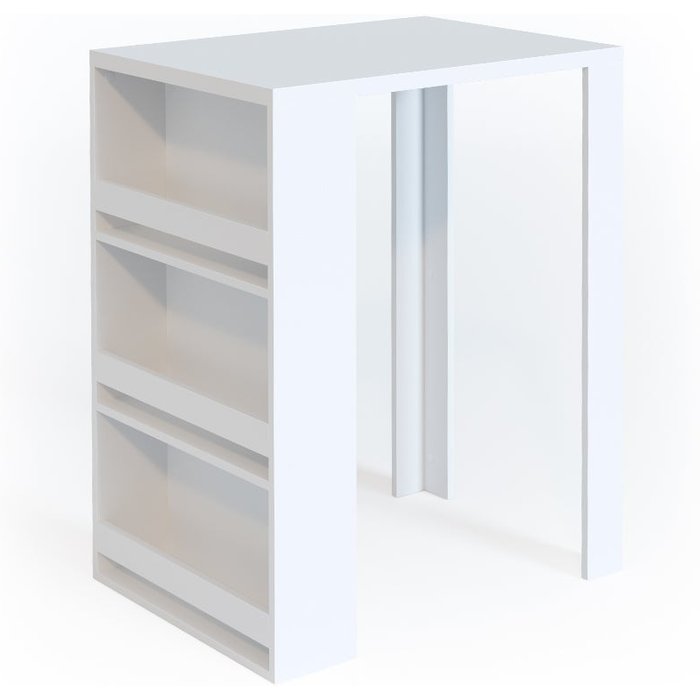 Vicco mesa de bar , blanco, 57 x 80 cm