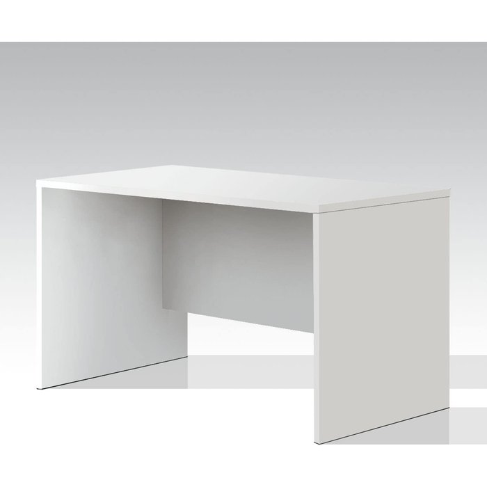 Buyqualia escritorio mesa oficina o despacho (blanco, largo 120 cm)