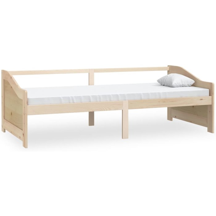 Sofá cama | cama individual 3 plazas de madera maciza de pino 90x200 cm cfw52037