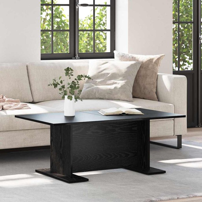 Maison exclusive - mesa de café roble negro 103.5 x 60 x 40 cm