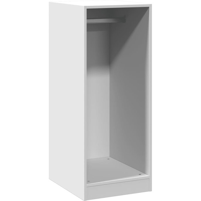 Armario | guardarropa de madera de ingeniería blanco 48x41x102 cm cfw53795