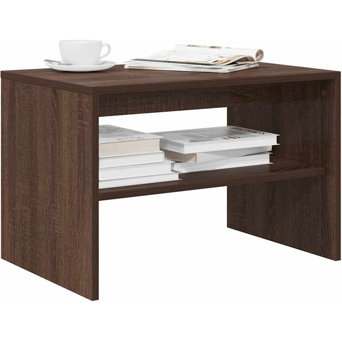 Maison exclusive - mueble para tv madera contrachapada marrón roble 60x40x40 cm