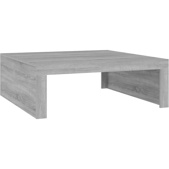 Mesa de centro madera de ingeniería gris sonoma 100x100x35 cm - comfortxl