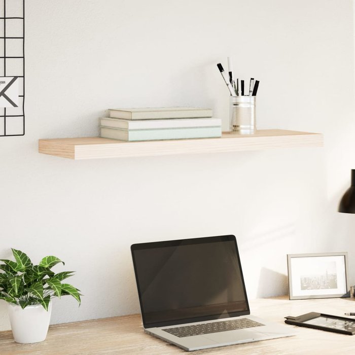 Maison exclusive - estante flotante de madera de ingeniería 80x23,5x4 cm