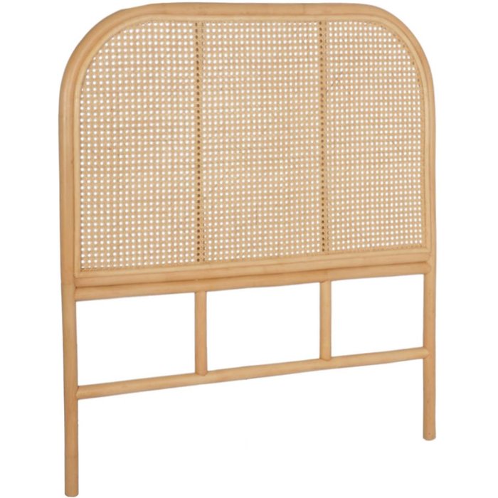 Cabecero de ratán natural y caña, sumatra, 90x90x100 cm