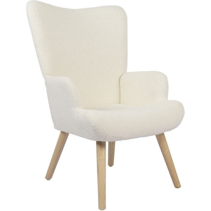 Butaca voss respaldo alto con reposabrazos blanco 94,5x64x70,5 cm adec