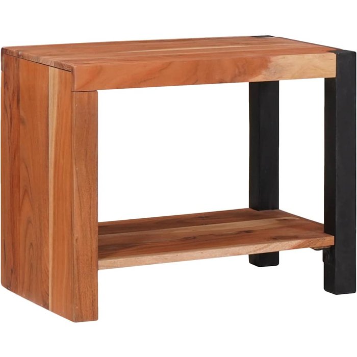 Estante marrón, 50 x 30 x 40 cm, madera maciza de acacia. - pangivo