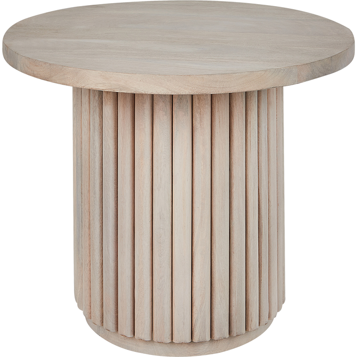 Beliani mesa de centro lemont madera de mango marrón claro