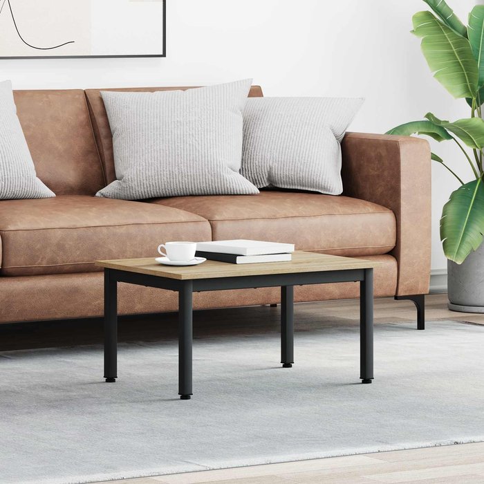 Mesa de centro sonoma de 70 x 50 x 36 cm, fabricada en madera de ingeniería.