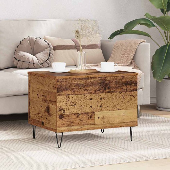 Maison exclusive - mesa de café madera vieja 60 x 44,5 x 45 cm