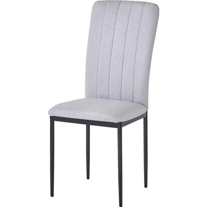 Pack 4 sillas de salón comedor trenton cotemporáneo color gris ceniza