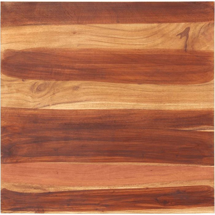 Tablero de mesa de madera maciza de acacia, de 15-16 mm de grosor, 70x70 cm.