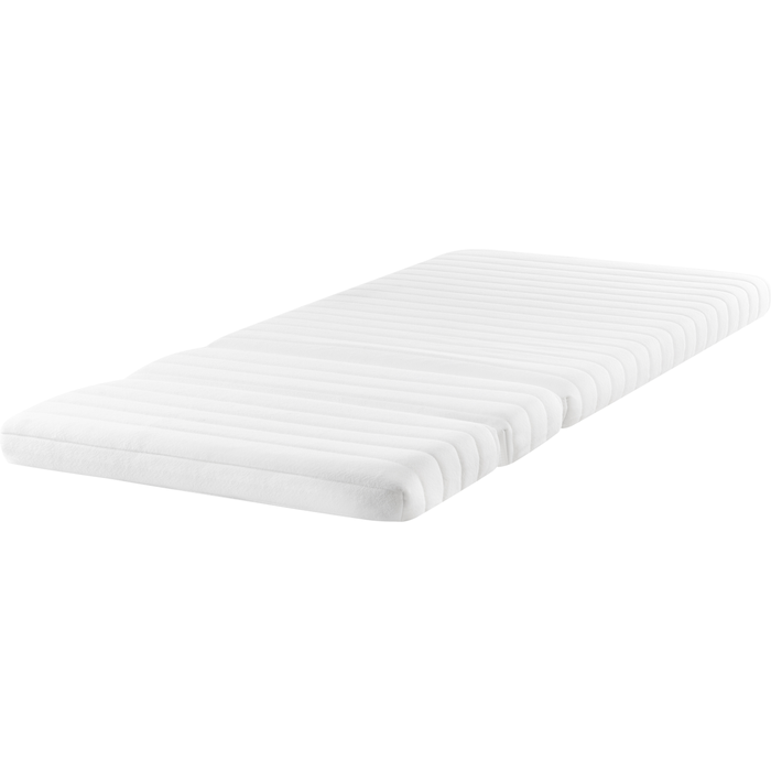 Beliani colchón de espuma para cama extensible medio 90 x 130/160/200 cm clever