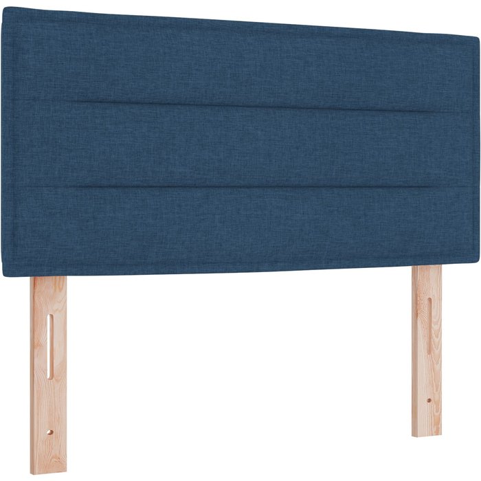 Cabecero diseño lines azul 100 cm tela cfw6457701