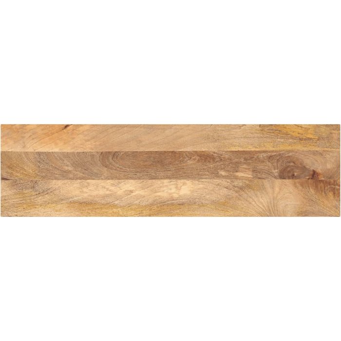 Tablero rectangular de madera maciza de mango de 120x20x3,8 cm.