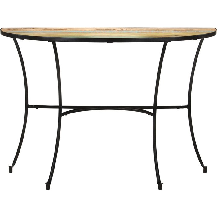 Mesa auxiliar de madera maciza reciclada 110x40x77 cm - comfortxl