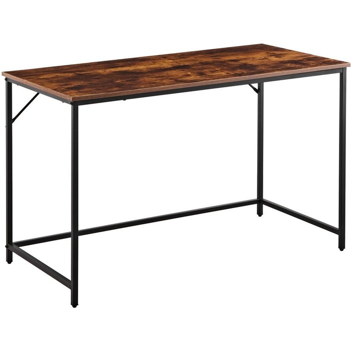 Escritorio de oficina industrial con estructura metálica 120x60x76 cm