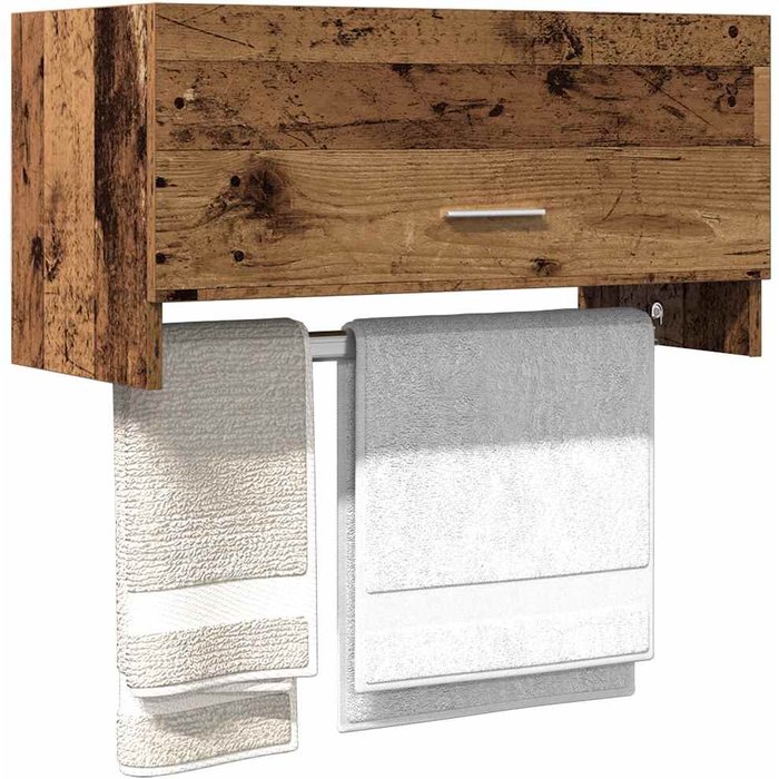 Armario de madera antiguo 70x32,5x35 cm madera contrachapada