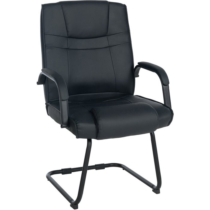 Silla de visita attila negro/negro