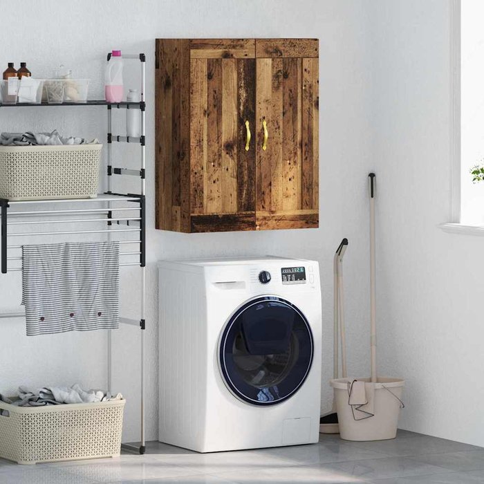 Maison exclusive - armario de pared madera vieja 69,5 x 34 x 90 cm