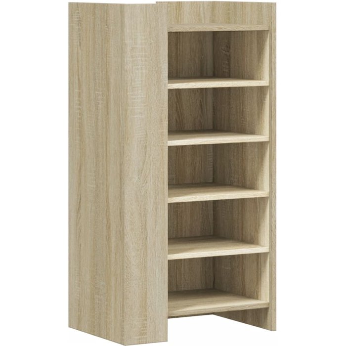 Mueble zapatero madera ingeniería roble sonoma 52x37,5x100 cm