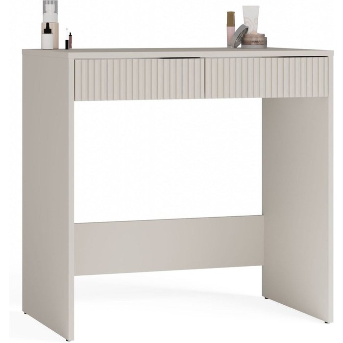 Marina 2s – escritorio con 2 cajones – beige cachemira