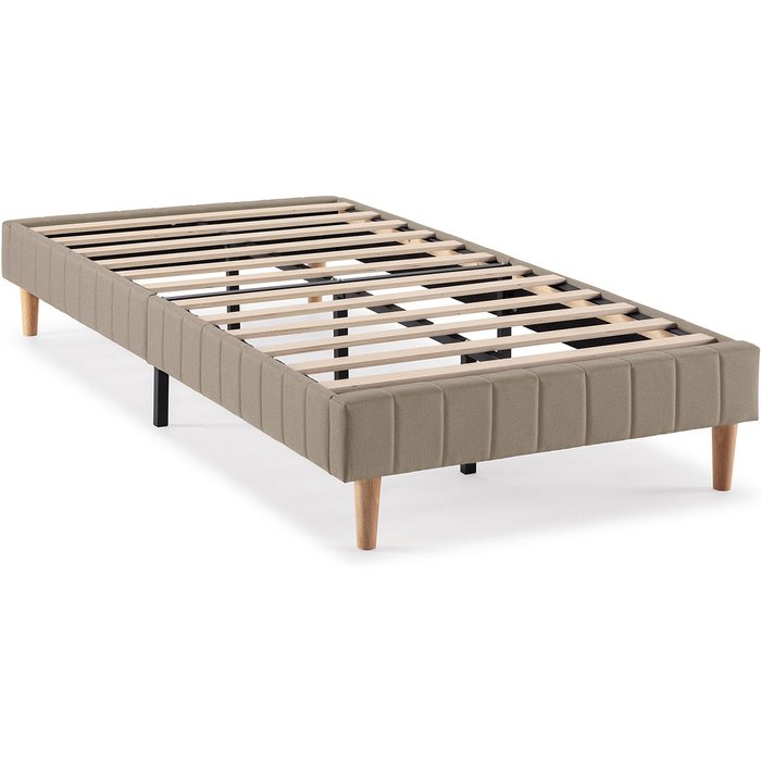 Base tapizada eris 90x190 cm color beige