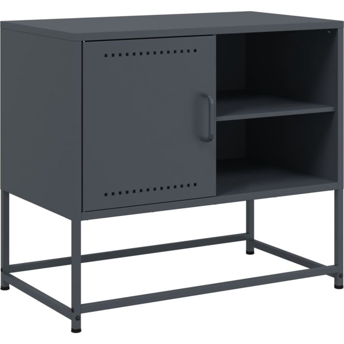 Mueble para tv | mueble de salón de acero rosa 100,5x39x60,5 cm cfw78150