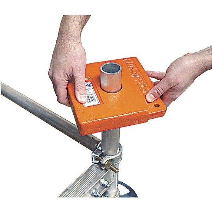 Pesas de lastre krause para andamios - estabilizadores de alta calidad