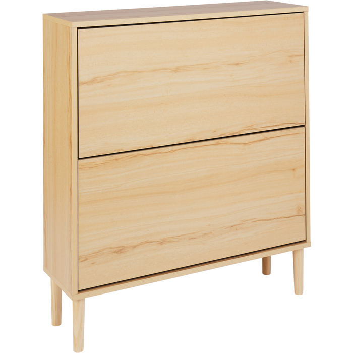 Beliani zapatero norris marrón claro