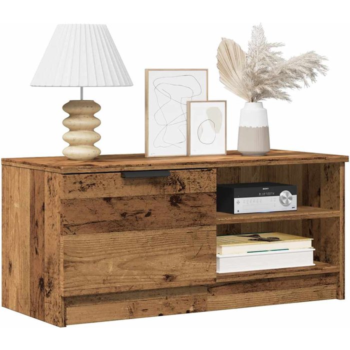 Muebles para tv 2 uds madera contrachapada envejecida vidaxl