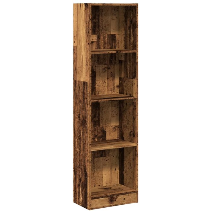 Estantería madera de ingeniería color envejecido 40x24x176 cm – comfortxl