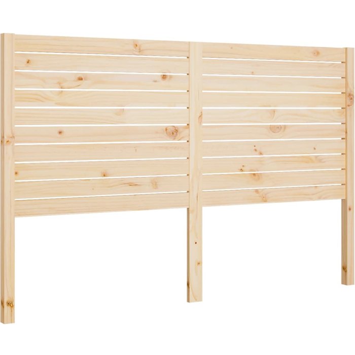 Cabecero de cama - mueble cabecero madera maciza de pino 146x4x100 cm
