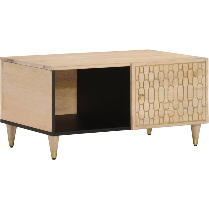 Maison exclusive - mesa de centro de madera maciza de mango 80x50x40 cm