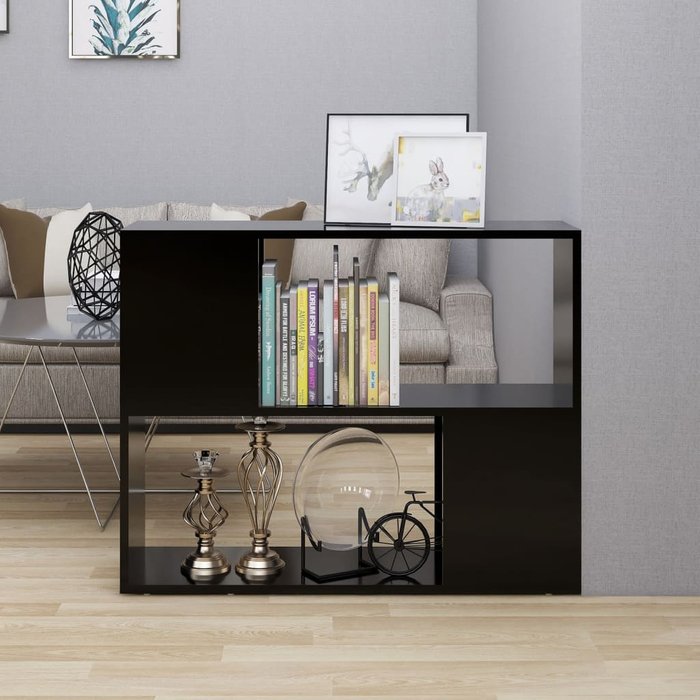 Maison exclusive - mueble para tv madera contrachapada negro 80x24x63 cm