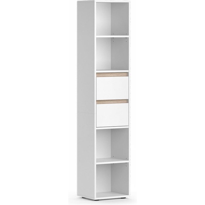 Vicco librería robert, blanco, 36.2 x 171 cm