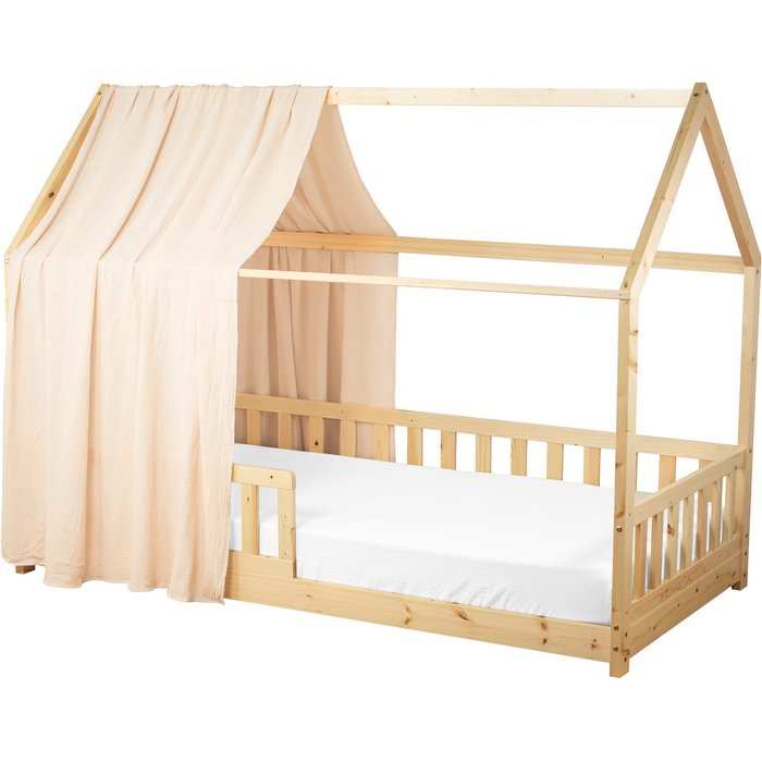 Dosel de cama tipo cabaña algodón