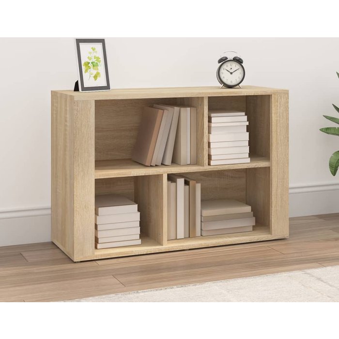 Aparador sonoma de roble, 80x30x54 cm, madera de ingeniería.