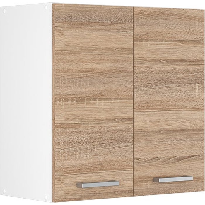 Vicco mueble alto universal r-line, sonoma, 60 cm con puertas