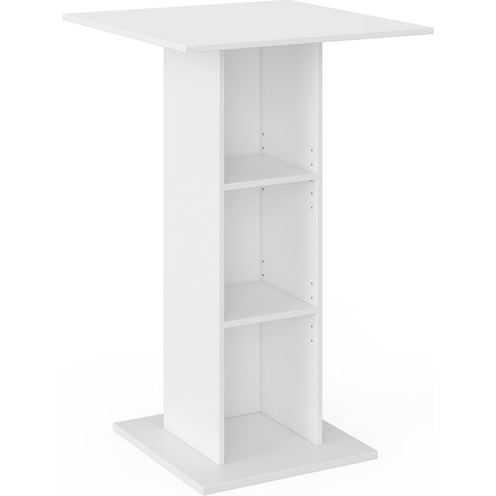 Vicco mesa de bar rodeo, blanco, 70 x 70 cm