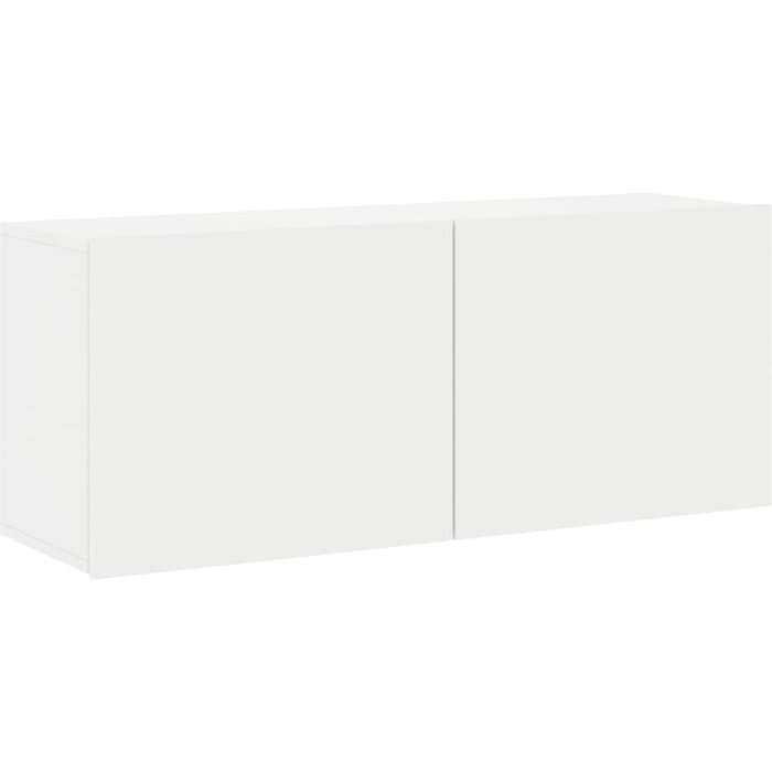 Mueble de tv de pared blanco 100x30x41 cm - comfortxl