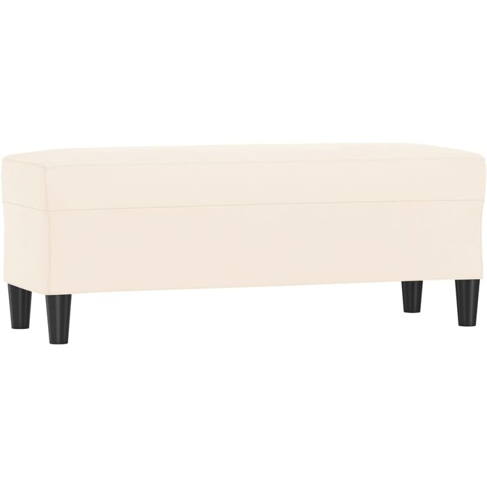 Banco 100 x 35 x 41 cm terciopelo crema 02_0010472
