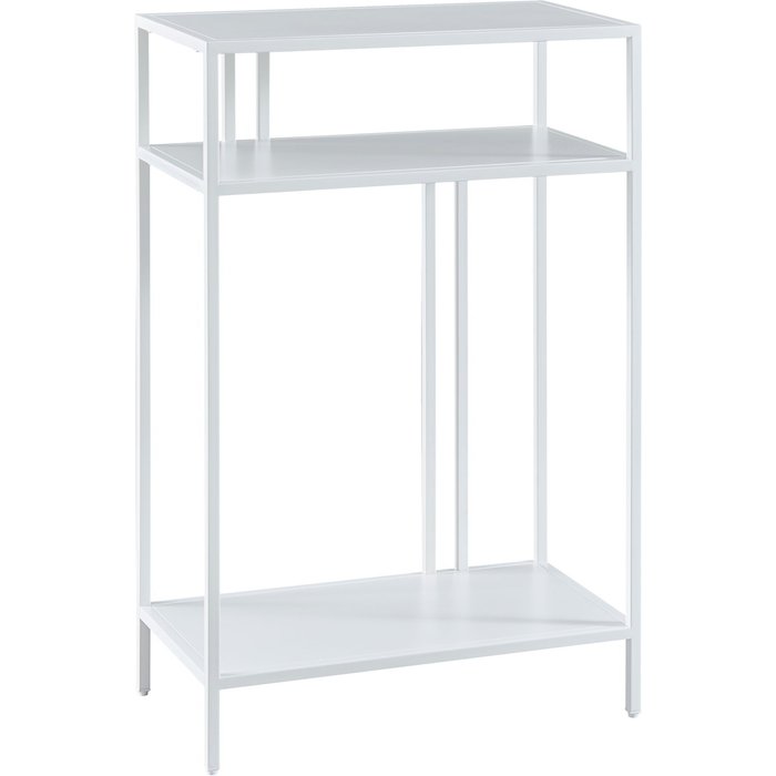 Consola de metal 85 x 55 x 30 cm blanca 03_0008583