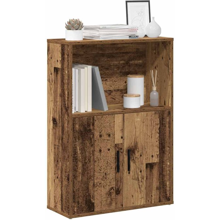 Librería de madera antigua 60x24x85 cm madera contrachapada