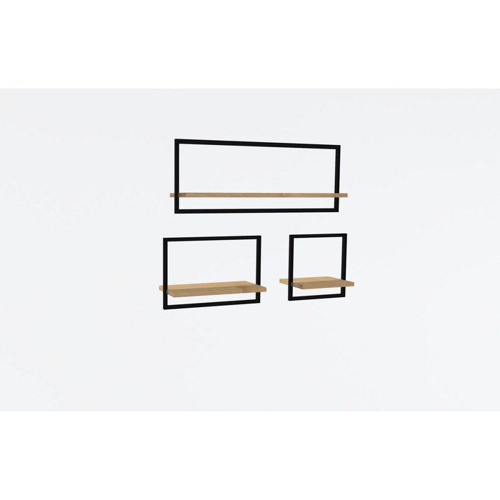 Estante de pared yeso roble zafiro