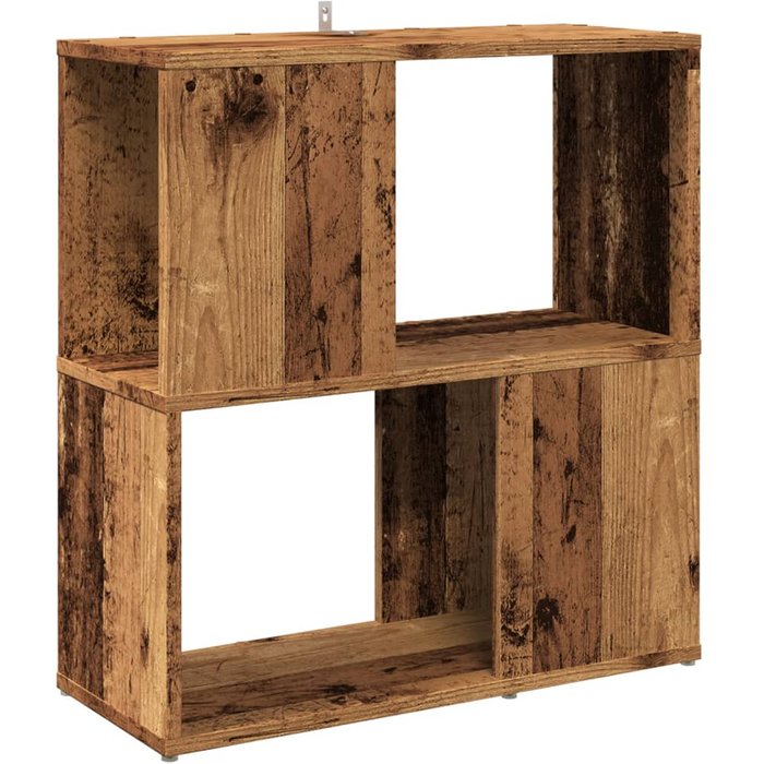 Librería de madera de ingeniería madera envejecida 60x24x63 cm – comfortxl